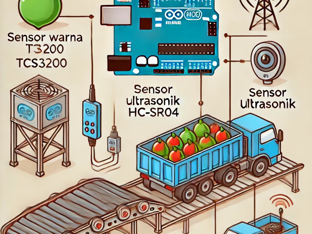 Arduino Pertanian Otomasi Sortasi Tomat Berbasis Arduino: Inovasi untuk Efisiensi ...